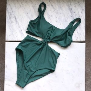 Emerald Green One Piece Swimsuit